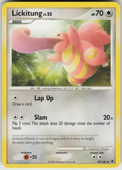 Pokemon TCG Lickitung 39/100 Majestic Dawn Uncommon card Normal - Image 1