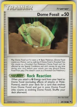 Pokemon TCG Dome Fossil 89/100 Majestic Dawn Common card Normal - Image 1