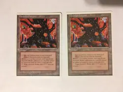 2X MTG 4TH EDITION MISHRA'S FACTORY ONE IS ALTERNATE ART / SP/NM / WRONGWAY052 - Image 1