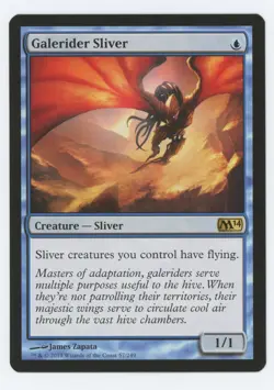1x Galerider Sliver #57 - Magic 2014 (M14) - MTG Magic the Gathering - NM - Image 1