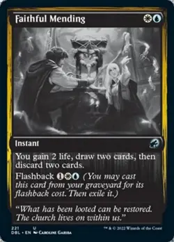 Faithful Mending - Foil DBL NM MTG - Image 1