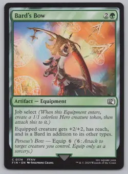 MTG Playset (4) - Final Fantasy - Bard's Bow #174 -k476 - Image 2