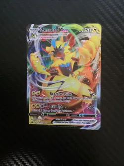 Pokemon Zeraora Vmax SWSH264 Black Star Promo Full Art Holo NM - Image 1