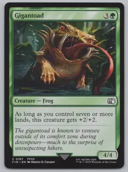 MTG Playset (4) - Final Fantasy - Gigantoad #187 -k475 - Image 2