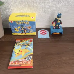 McDonald's Promo 2025 pokemon cards Japanese Pikachu Toy & 4pack & Sprigatito - Image 5