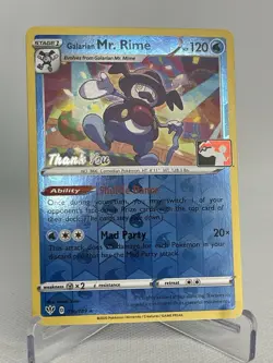 Galarian Mr. Rime, Play Pokemon! (from League Play) [Thank You] Stamp 036/189 - Image 1