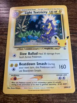 Light Toxtricity SWSH137 Celebrations 25th Black Star Promo Pokemon PACK FRESH - Image 5