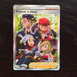 Friends in Hisui 148/159 Pokemon Crown Zenith SWSH Full Art Ultra Rare Holo NM - Image 1