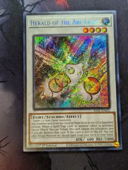 YuGiOh Herald of the Arc Light Secret Rare 1st Edition RA01-EN031 - Image 1