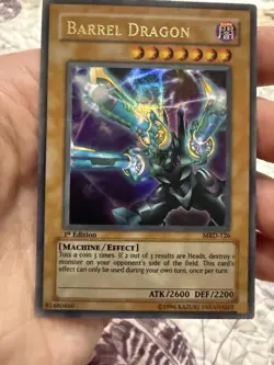 Yugioh, Barrel Dragon, MRD-126, 1st Edition, Ultra Rare - Image 1
