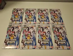 Lof of 8 Digimon Cyber Eden Card Game SLEEVED Booster Pack (BT22) Brand New - Image 1