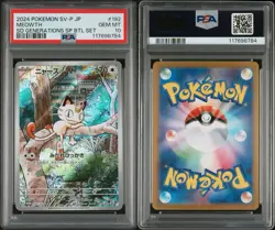 PSA 10 Meowth AR 192/SV-P Starter Deck Generations Promo Japanese Pokemon Card - Image 3