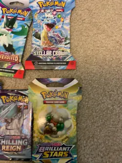 5 PACKS POKEMON SLEEVED BOOSTER CARD PACKS, FUSION STRIKE, Chilling reign READ - Image 3
