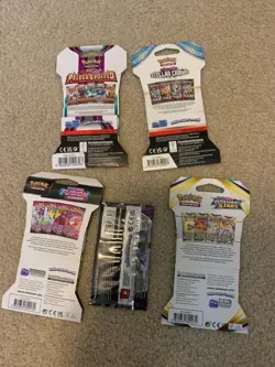 5 PACKS POKEMON SLEEVED BOOSTER CARD PACKS, FUSION STRIKE, Chilling reign READ - Image 4