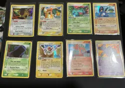 Crystal Guardians Stamped Pokemon Card Lot Including Delta Species Charizard - Image 1