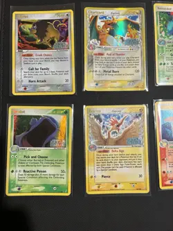 Crystal Guardians Stamped Pokemon Card Lot Including Delta Species Charizard - Image 2