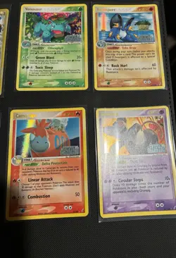 Crystal Guardians Stamped Pokemon Card Lot Including Delta Species Charizard - Image 3