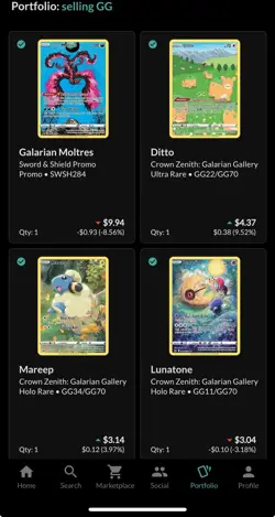Pokemon TCG 40 Card Lot Sword&Shield Trainer/Gallarian Gallerie X 3 Birds Promos - Image 5