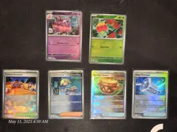Prismatic Evolutions 6 Card Pokeball Reverse-holo Lot. All In NM(+) Condition. - Image 1