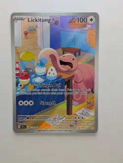 Lickitung - 180/162 - Pokemon Temporal Forces Illustration Rare Card NM - Image 1