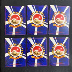 Jungle 1997 Normal Card Set of 6 Japanese Pokemon Card Old Back s0053 - Image 2