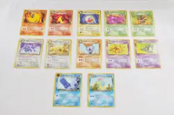 Pokemon card LOT 12 Dark set Old Back Non holo Japanese Dragonair Croconaw etc - Image 1