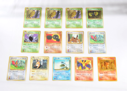 Pokemon card TCG Lot 13 Old Back Glossy Vending Series 1 2 3 Japanese HP MP - Image 1