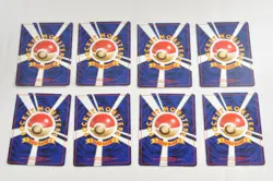 Pokemon card LOT 8 Light set Old Back Non holo Japanese Slowbro Vaporeon etc - Image 2