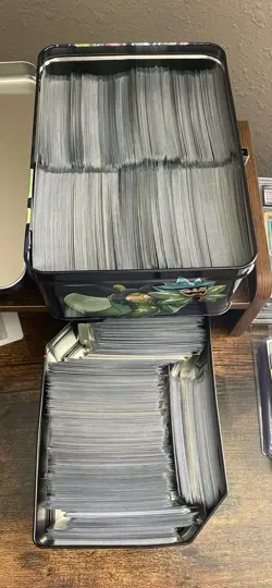 Bulk Pokemon Cards From 2021-2025 Around 1000 99% Sleeved Cards Holos and More - Image 1