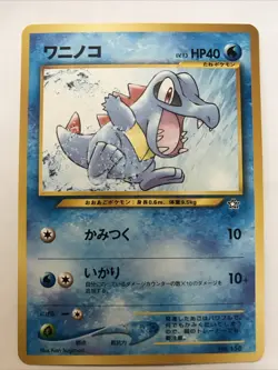 Pokemon TCG Neo Genesis Totodile No. 158 Premium File Promo Card NM - Image 1