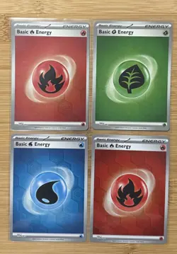 Pokemon Card Shrouded Fable Reverse Holo Energy 4 card Bundle - Image 1