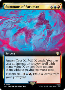 MTG | Summons of Saruman (Extended Art) [The Lord of the Rings: Tales of Middle- - Image 1