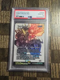 2025 MAGIC THE GATHERING FINAL FANTASY: TERRA BRANFORD FOIL PSA 10 - Image 1