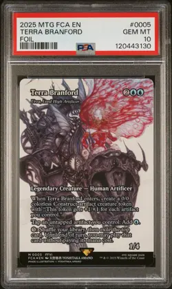2025 MAGIC THE GATHERING FINAL FANTASY: TERRA BRANFORD FOIL PSA 10 - Image 1