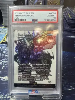 2025 MAGIC THE GATHERING FINAL FANTASY: TERRA BRANFORD FOIL PSA 10 - Image 1