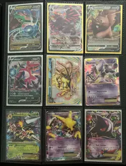 364 Cards Pokemon Binder Collection Lot Vintage Rare Jumbo Card Extra Sleeves - Image 1