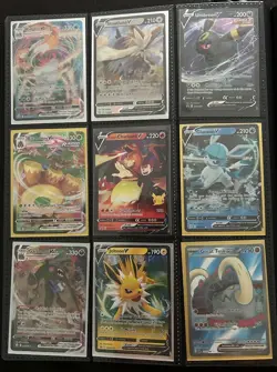 364 Cards Pokemon Binder Collection Lot Vintage Rare Jumbo Card Extra Sleeves - Image 2