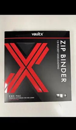 Vault X SV10 Pokemon Destined Rivals 12 Pocket 1st Edition Binder - NEW In Hand - Image 1