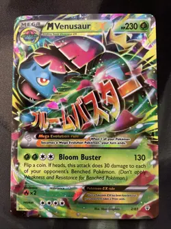 Mega Venusaur Ex Holo Generations #2/83 Pokemon Card Grass Type Gen1 - Image 1