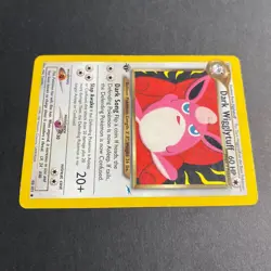 40/105 Dark Wigglytuff Neo Destiny | 1st Edition WOTC Pokemon Card MP - Image 2