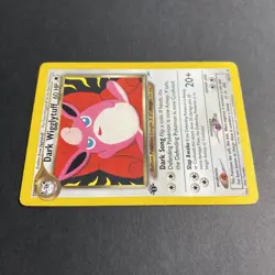 40/105 Dark Wigglytuff Neo Destiny | 1st Edition WOTC Pokemon Card MP - Image 3