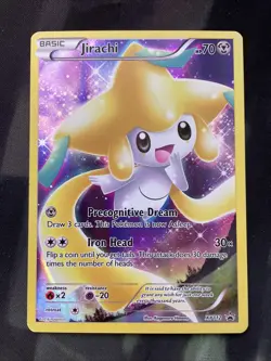 Jirachi XY112 Black Star Promo Holo Rare Pokemon Card Steel Type Full Art - Image 1