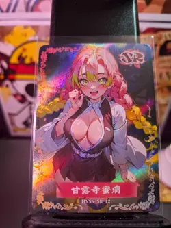 Waifu Card Mitsuri Kanroji Smile Holo Mint - Image 1