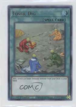 Fossil Dig 1st Ed. YuGiOh Brothers of Legend #BROL-EN089 0bt4 - Image 1