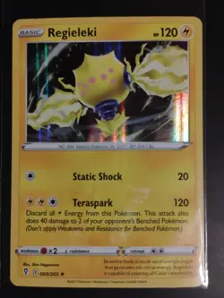 Pokemon TCG Regieleki Evolving Skies, Reverse Holo Rare Card 060/203 - Image 1