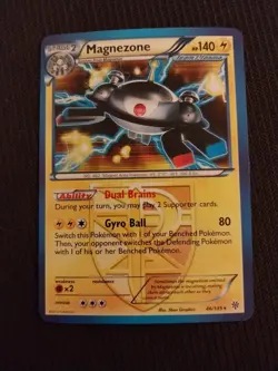 Magnezone 46/135 2012 B&W Plasma Storm Pokemon Card Holo Rare - LP - Image 1