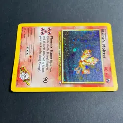 Blaine's Moltres - 1/132 - Pokemon Gym Heroes Unlimited Holo Rare Card WOTC HP - Image 2