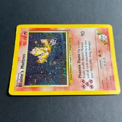 Blaine's Moltres - 1/132 - Pokemon Gym Heroes Unlimited Holo Rare Card WOTC HP - Image 3