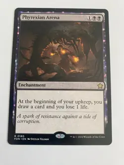 MTG PHYREXIAN ARENA 0180 Regular NM-M Foundations 1 Rare - Image 1
