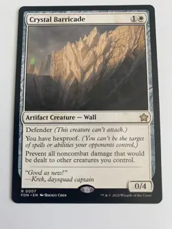 MTG Crystal Barricade FDN 0007 - NM - Image 1